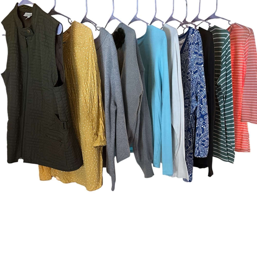 Assorted Women Tops - Green, Mustard, Gray, Blue & More
